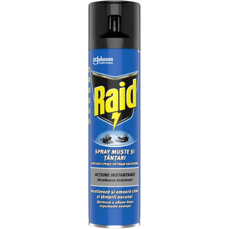 RAID INSECTICID MUSTE SI TANTARI 400ml